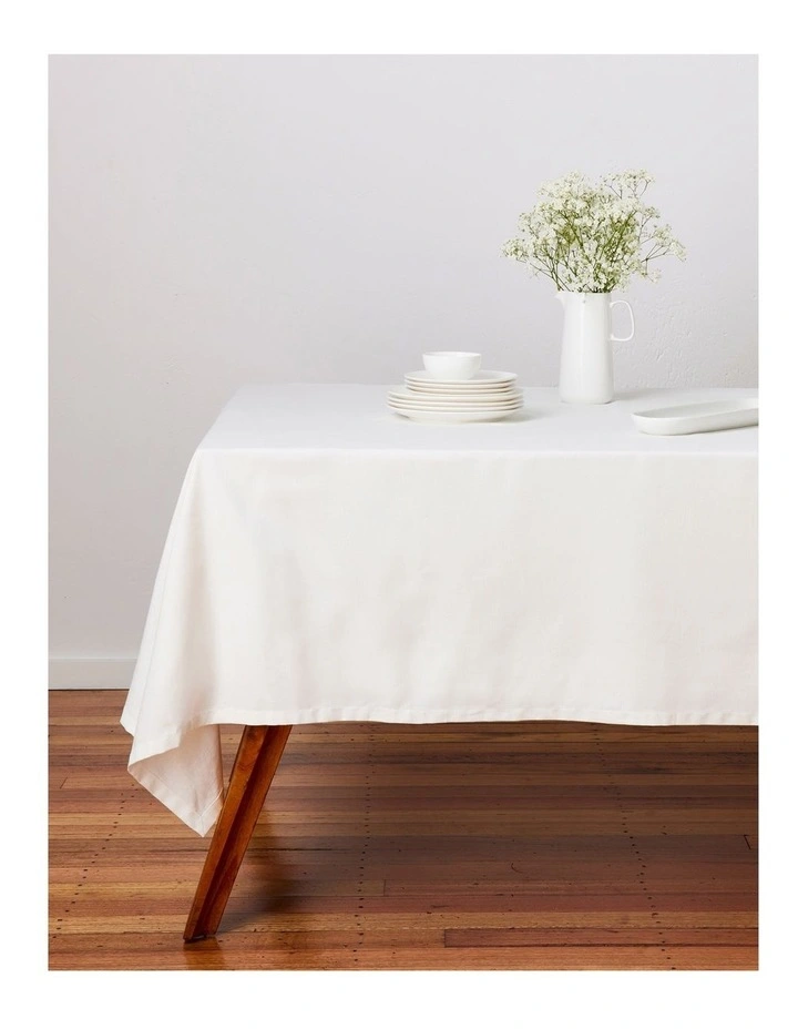 Discount π Maxwell & Williams Cotton Classics Rectangular Tablecloth 300x150cm Snow π 8 Discount π Maxwell & Williams Cotton Classics Rectangular Tablecloth 300x150cm Snow π - Image 6
