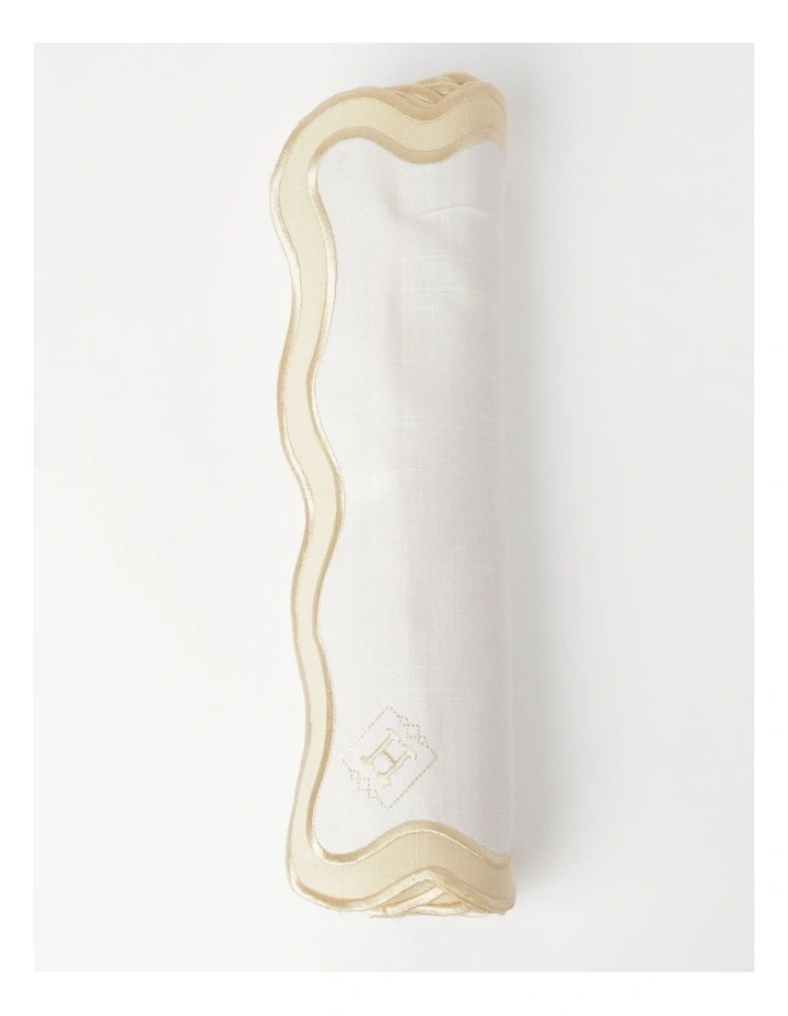 Buy π Heritage Florence Scalloped Edge Table Runner With Gold Rim β¨ 6 Buy π Heritage Florence Scalloped Edge Table Runner With Gold Rim β¨ - Image 4