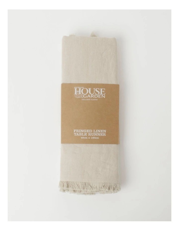 Brand new π Australian House & Garden Fringed Linen Table Runner Natural π€© 3 Brand new π Australian House & Garden Fringed Linen Table Runner Natural π€©