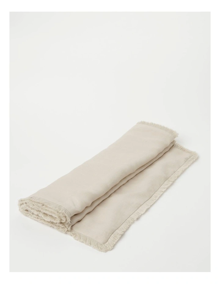 Brand new π Australian House & Garden Fringed Linen Table Runner Natural π€© 4 Brand new π Australian House & Garden Fringed Linen Table Runner Natural π€© - Image 2