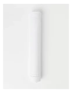 Flash Sale 🔥 Heritage Elizabeth Hemstitch Table Runner In White ❤️