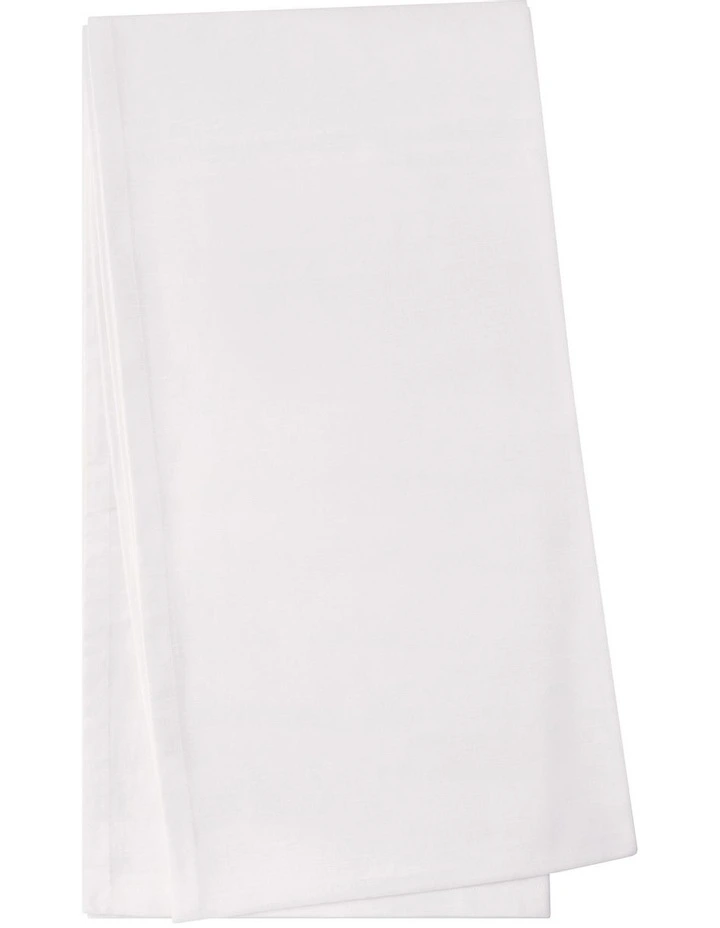 Promo 𧨠Maxwell & Williams Cotton Classics Rectangular Tablecloth 230x150cm Snow π₯° 5 Promo 𧨠Maxwell & Williams Cotton Classics Rectangular Tablecloth 230x150cm Snow π₯° - Image 3