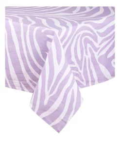 Promo ⌛ Ladelle Zebby Tablecloth In Lilac 👏