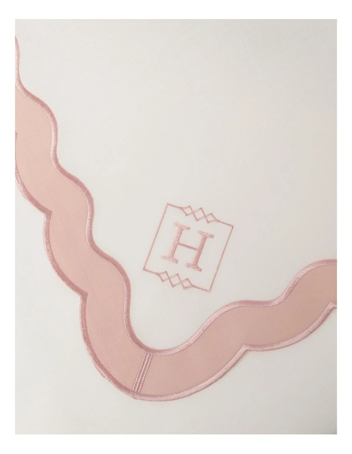 Cheap π Heritage Florence Scalloped Edge Tablecloth In Pink/White π 4 Cheap π Heritage Florence Scalloped Edge Tablecloth In Pink/White π - Image 2