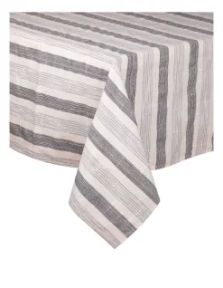 Hot Sale 🔥 Ladelle Eco Sorrento Recycled Cotton Table Cloth In Indigo 😍