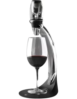 Outlet ✨ Vinturi Wine Aerator With Stand Black 😀