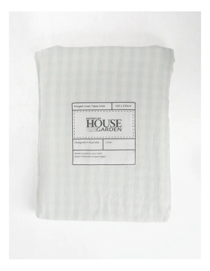 Wholesale π Australian House & Garden Fringed Linen Tablecloth Fine Lines In Morning Mist π 3 Wholesale π Australian House & Garden Fringed Linen Tablecloth Fine Lines In Morning Mist π