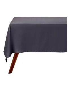 Flash Sale 🌟 Maxwell & Williams Cotton Classics Rectangular Tablecloth 300x150cm Slate 🎉