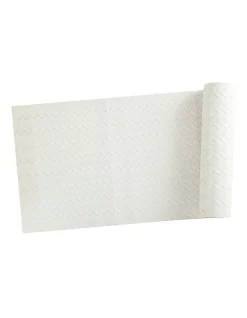 New 🤩 Maxwell & Williams Plait Leather Look 30x150cm Table Runner Ivory 😍