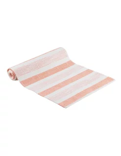 Hot Sale 😀 Ladelle Eco Sorrento Recycled Cotton Table Runner In Orange 🎁