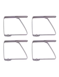 Best reviews of ⭐ Appetito Stainless Steel Tablecloth Clips Set Of 4 🔥