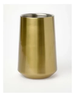 Best Pirce 🤩 Heritage Gatsby Polished Wine Cooler In Gold 🔔