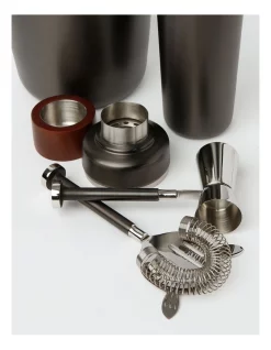 Outlet ???? Heritage Wood And Nickel Finish Bar Set ???? -Barcraft shop unnamed file 158