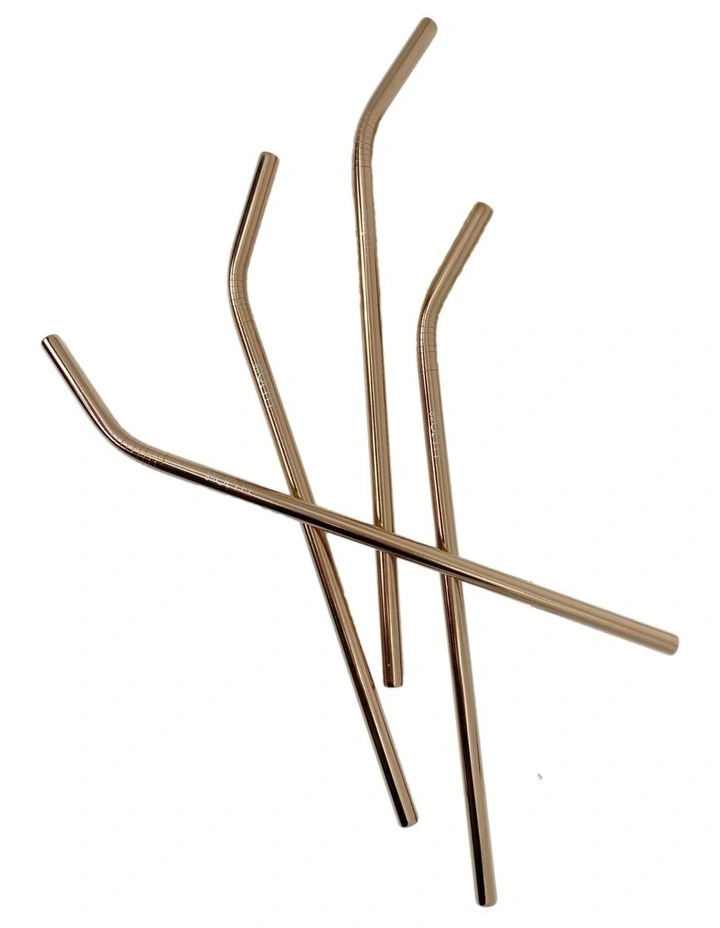 Extra Long Bent Straws in Rose Gold Top 10 ???? Lujo Home Extra Long Bent Straws In Rose Gold ???? -Barcraft shop unnamed file 161