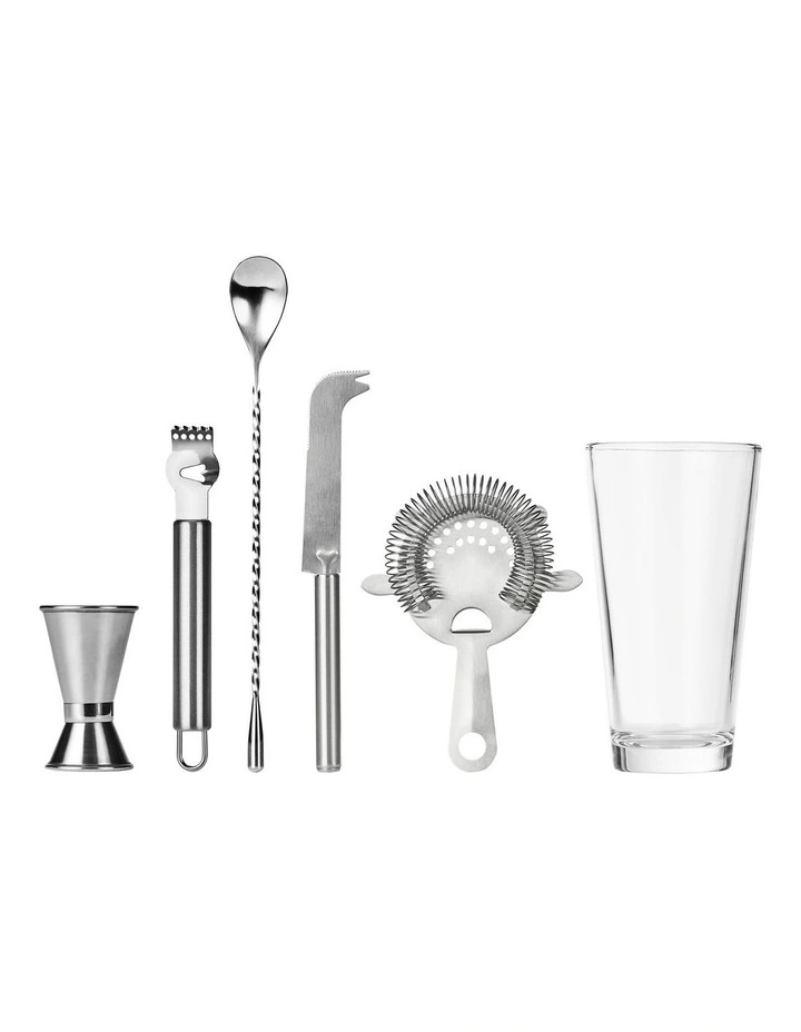 Outlet π₯ Cooper & Co Mixologist 800ml Cocktail Bartender 7 Piece Set In Silver π 7 Outlet π₯ Cooper & Co Mixologist 800ml Cocktail Bartender 7 Piece Set In Silver π - Image 5