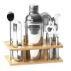 Flash Sale 🤩 Cooper & Co Mixologist 500ml Cocktail Bartender 9 Piece Set In Silver 🎁