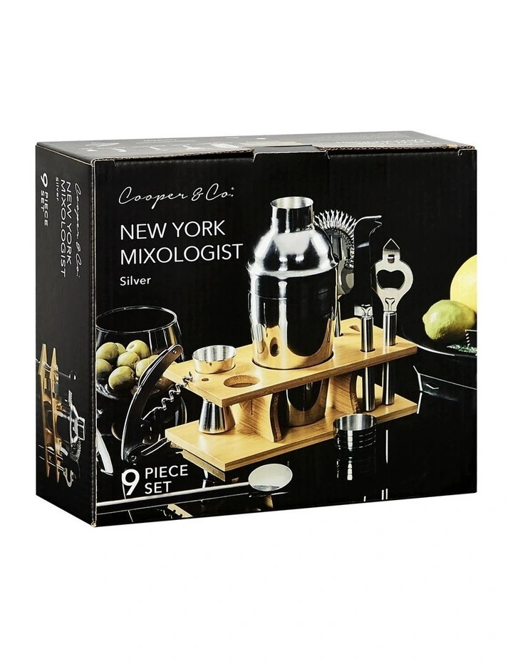 Flash Sale π€© Cooper & Co Mixologist 500ml Cocktail Bartender 9 Piece Set In Silver π 6 Flash Sale π€© Cooper & Co Mixologist 500ml Cocktail Bartender 9 Piece Set In Silver π - Image 4