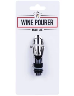 Outlet 😀 Living Today Wine Pourer Bottle Stopper Silver 😉