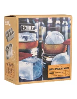 Brand new ❤️ Refinery Ice Mould 6 Cube 2 Sphere Combo 👍