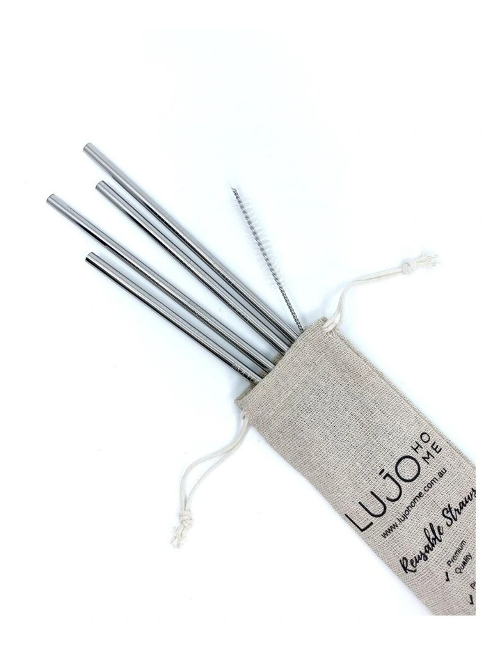 New π Lujo Home Stainless Steel Straws 6mm Silver Straight π€© 3 New π Lujo Home Stainless Steel Straws 6mm Silver Straight π€©
