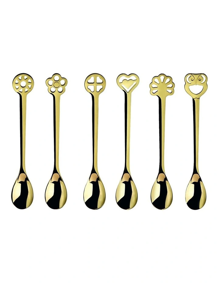 Best Pirce π Bugatti Italy Lucky Charm Moka Spoons Gold π 3 Best Pirce π Bugatti Italy Lucky Charm Moka Spoons Gold π