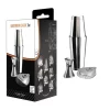 Buy 👏 Uber Bar Tools Bartender Classic Set Chrome (Incl. Boston & Toby Tin W/ Weighted Base) 🛒 -Barcraft shop unnamed file 360