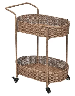 Flash Sale 🎁 Cooper & Co Soda Rattan Bar Cart In Natural 😉
