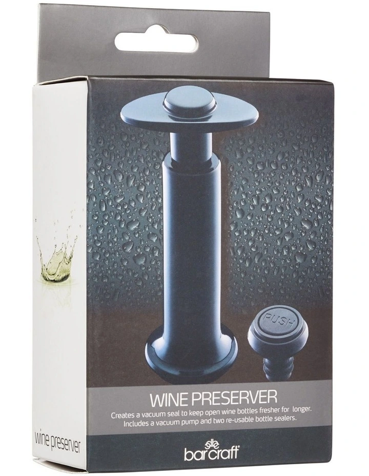 Outlet π BarCraft Wine Preserver Vacuum Pump 2 Stopper Set π 4 Outlet π BarCraft Wine Preserver Vacuum Pump 2 Stopper Set π - Image 2