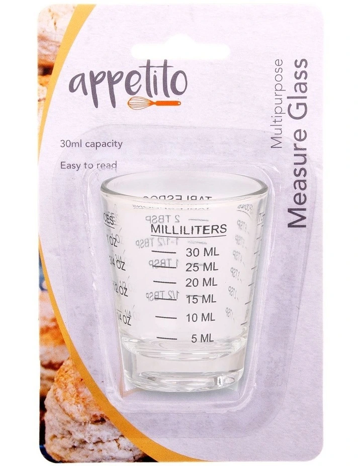 Cheapest 𧨠Appetito Multipurpose Measure Glass 30ml π 7 Cheapest 𧨠Appetito Multipurpose Measure Glass 30ml π - Image 6