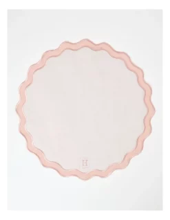 Best Pirce π₯ Heritage Florence Scalloped Edge Set Of 4 In Pink And White π₯°