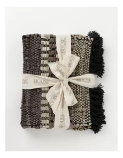 Flash Sale ???? Australian House & Garden Woven Placemat Set Of 4 In Brown/Yellow ???? -Barcraft shop unnamed file 606