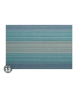 New ✔️ Maxwell & Williams Placemat Ocean 45x30cm Light Blue Set Of 12 ????