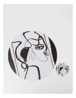 New π€© Vue Leather Look Placemat Faces In Black And White Round π₯ 7 New π€© Vue Leather Look Placemat Faces In Black And White Round π₯ -Barcraft shop unnamed file 642