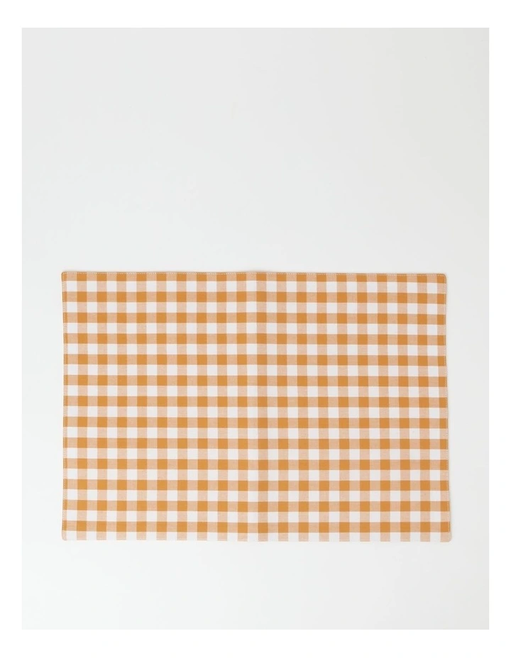 Gingham Placemat Set of 4 in Orange Best deal ✨ Heritage Gingham Placemat Set Of 4 In Orange ⌛ -Barcraft shop unnamed file 653