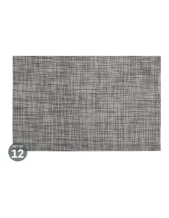 Hot Sale ???? Maxwell & Williams Placemat Crosshatch 45x30cm Grey Set Of 12 ????