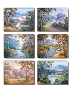 Discount 🔔 Cinnamon Bradleys Stream Set Of 6 Placemats 🔥