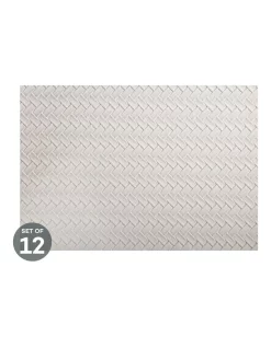 Best reviews of ???? Maxwell & Williams Table Accents Leather Look Placemat 43x30cm Ivory Plait Set Of 12 ✔️