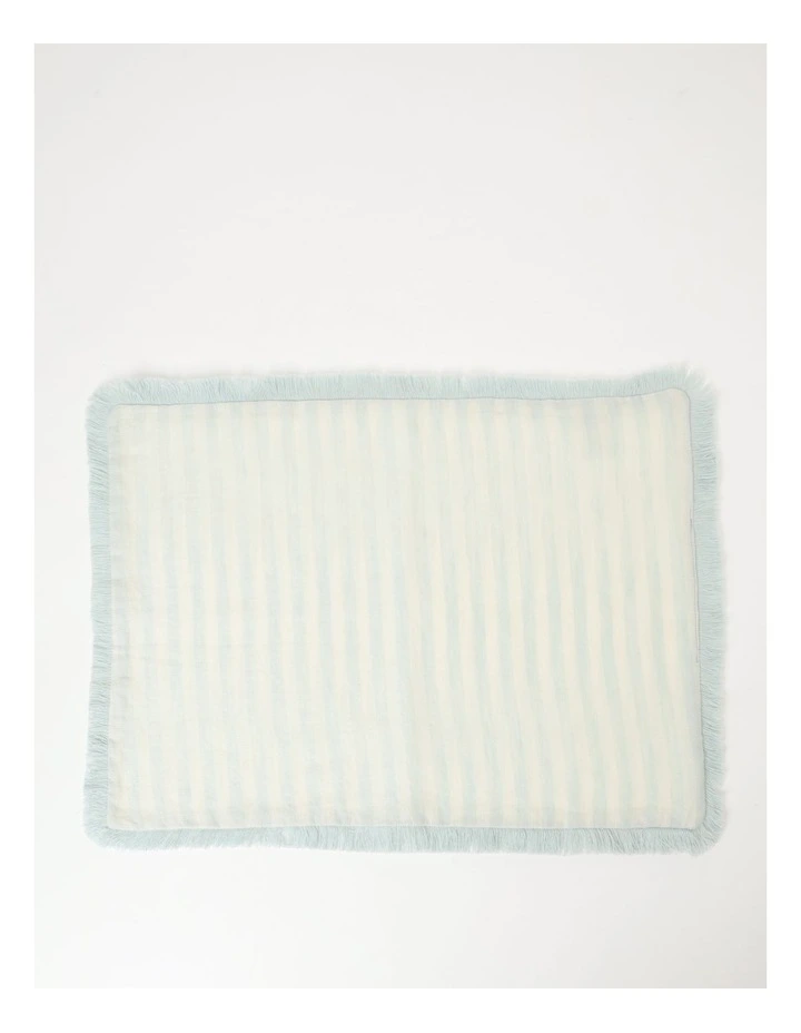 Fringed Linen Placemat Set of 4 Fine Lines in Morning Mist Budget ❤️ Australian House & Garden Fringed Linen Placemat Set Of 4 Fine Lines In Morning Mist ⭐ -Barcraft shop unnamed file 698