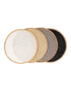 Best reviews of 👍 Maxwell & Williams Table Accents Round Placemat 38cm In White/Natural ⌛ -Barcraft shop unnamed file 705