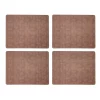 Outlet 💯 Ladelle Splice Hardback Placemat Set Of 4 In Ginger 😀