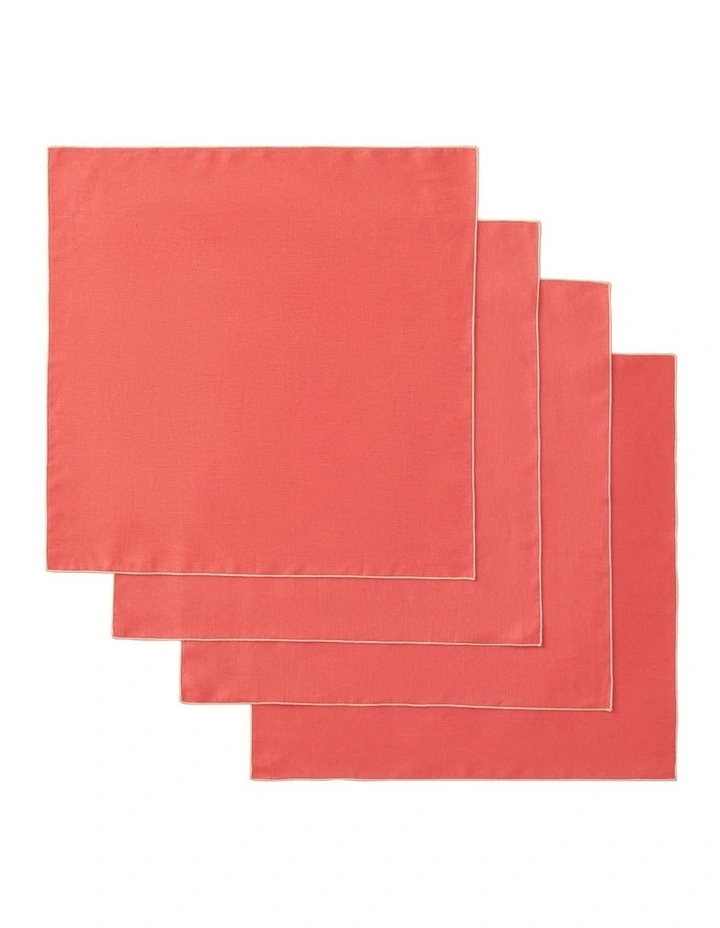 Best Pirce ๐ Sheridan Abbotson Napkin Set Of 4 In Washed Red ๐คฉ 4 Best Pirce ๐ Sheridan Abbotson Napkin Set Of 4 In Washed Red ๐คฉ - Image 2