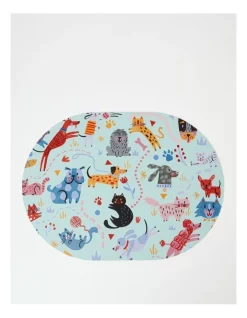 Hot Sale ???? Sophie Beer Playful Pets Placemat Set Of 4 In Multi ????