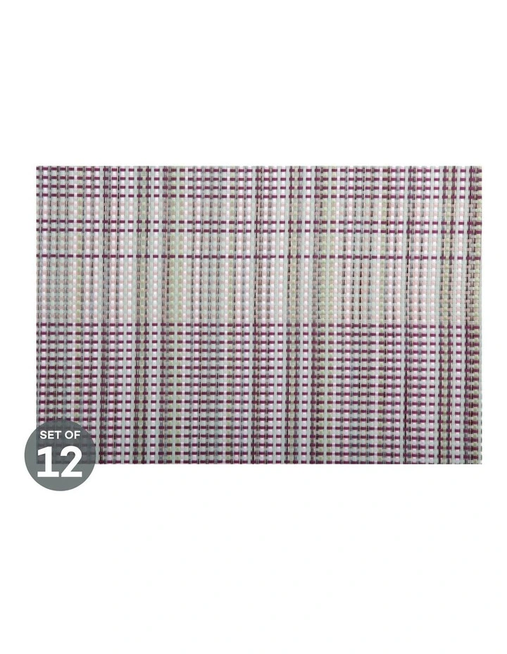 Placemat 45x30cm Woven Aubergine Set of 12 Hot Sale ⭐ Maxwell & Williams Placemat 45x30cm Woven Aubergine Set Of 12 ✔️ -Barcraft shop unnamed file 756