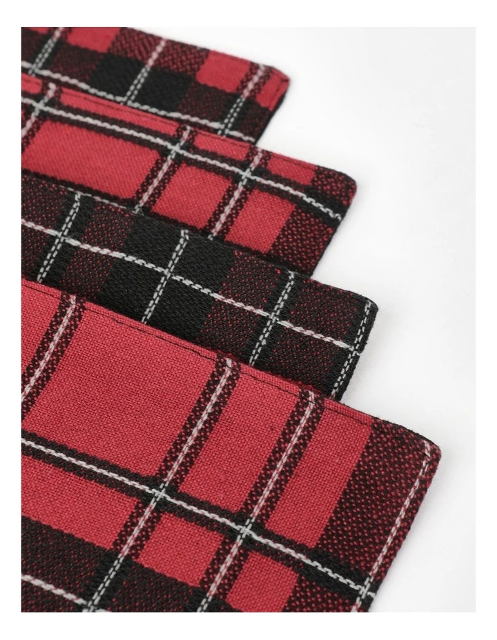 Coupon π― Heritage Heirloom Placemat Set Of 4 In Tartan 𧨠4 Coupon π― Heritage Heirloom Placemat Set Of 4 In Tartan 𧨠- Image 2