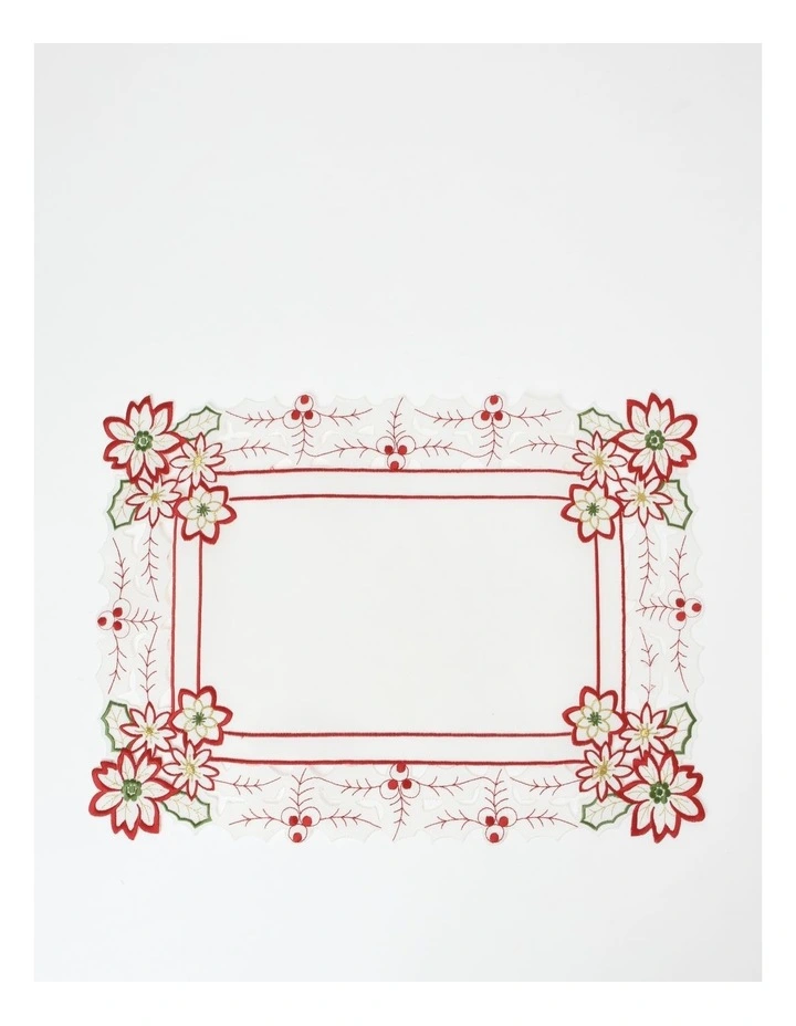 Hot Sale β Heritage Heirloom Berry Lace Placemat Set Of 4 In White/Red π― 3 Hot Sale β Heritage Heirloom Berry Lace Placemat Set Of 4 In White/Red π―