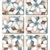 Hot Sale ⌛ Cinnamon Ocean Frangipani Set Of 6 Coasters 🛒 -Barcraft shop unnamed file 800