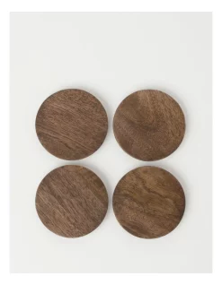 Top 10 π Heritage Walnut Look Coaster Set Of 4 10cm β