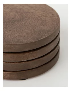 Top 10 ???? Heritage Walnut Look Coaster Set Of 4 10cm ⌛ -Barcraft shop unnamed file 820