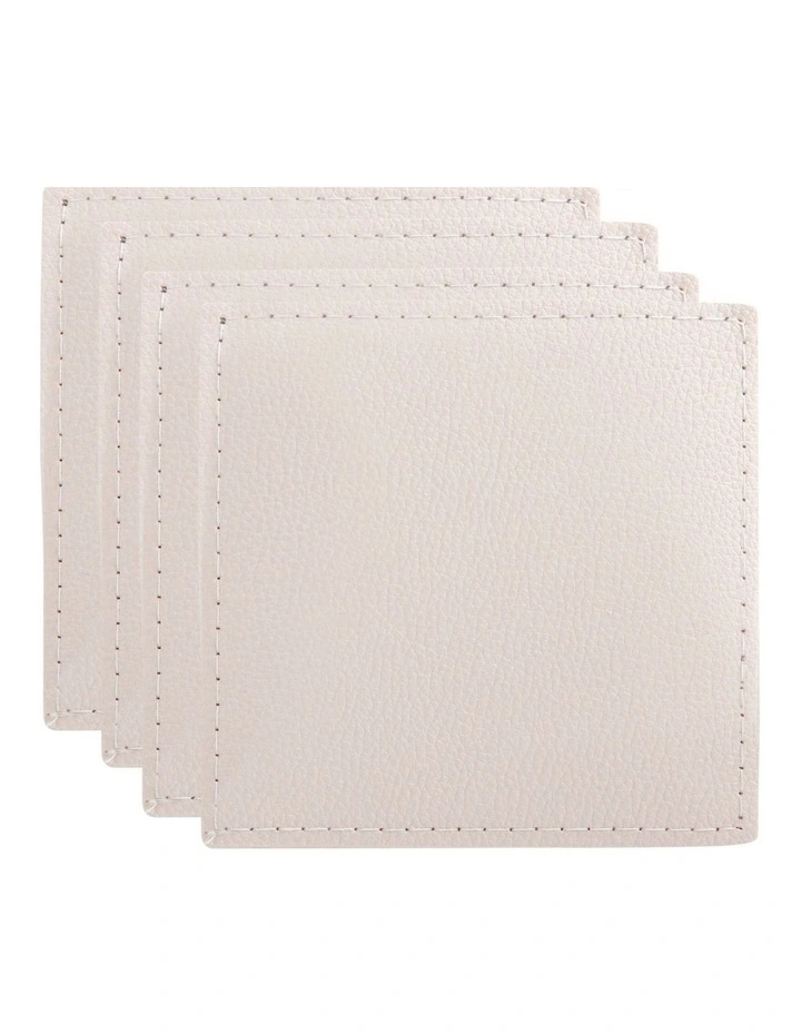 Outlet π Maxwell & Williams Table Accents Leather Look Cowhide Coaster Set Of 4 In Ivory π 3 Outlet π Maxwell & Williams Table Accents Leather Look Cowhide Coaster Set Of 4 In Ivory π