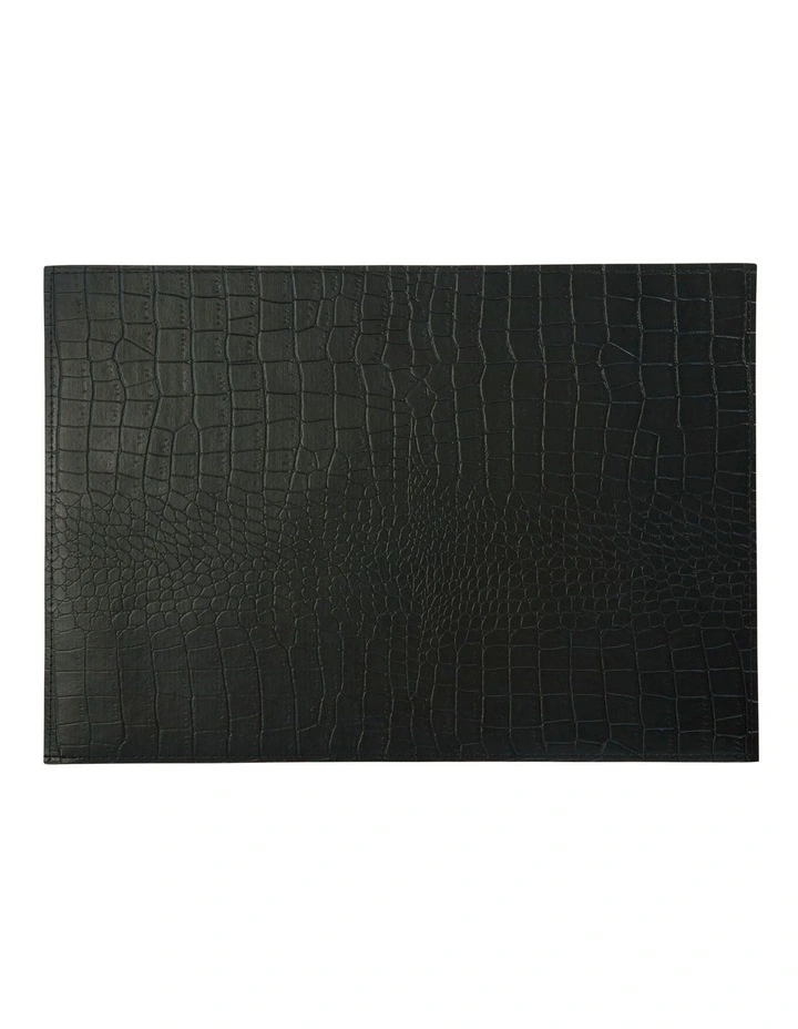 Cheap β Maxwell & Williams Table Accents Leather Look Alligator Placemat 43x30cm In Black π 3 Cheap β Maxwell & Williams Table Accents Leather Look Alligator Placemat 43x30cm In Black π